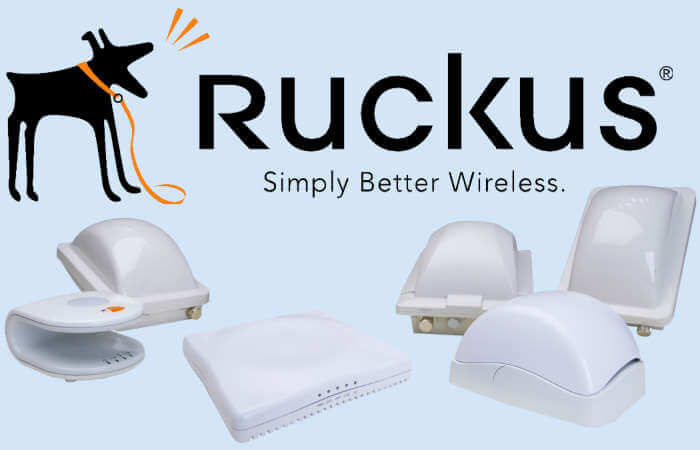 The Ruckus Logo & Wireless Network Equipment