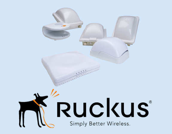 Wireless Network Equipment & The Ruckus Logo